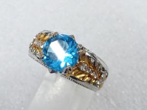 色石　指輪(9号)